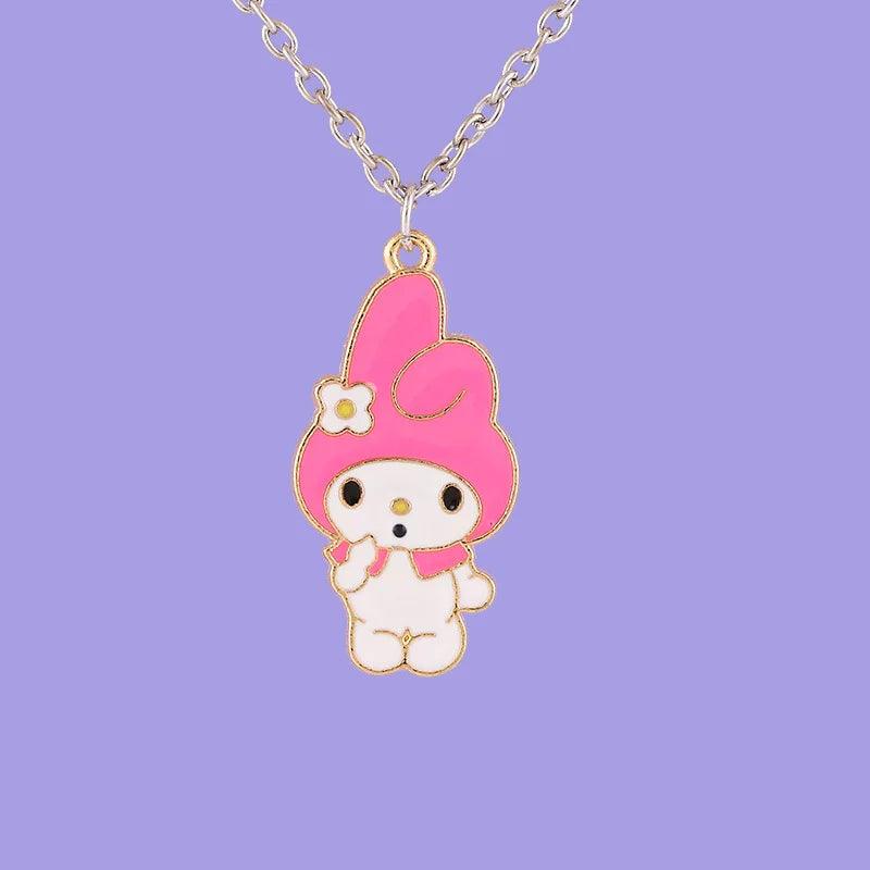 Kuromi Pendant Necklace - The Pink Controller 