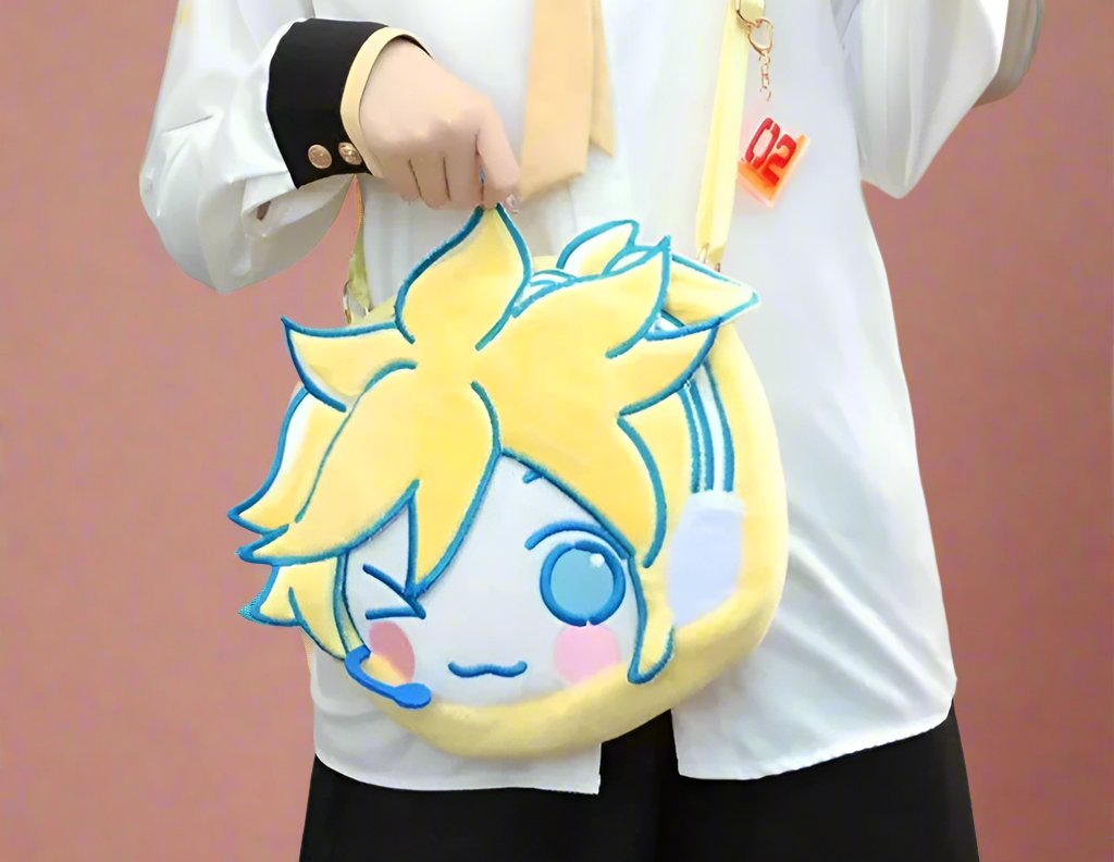 Miku, Len and Rin Plush Bags