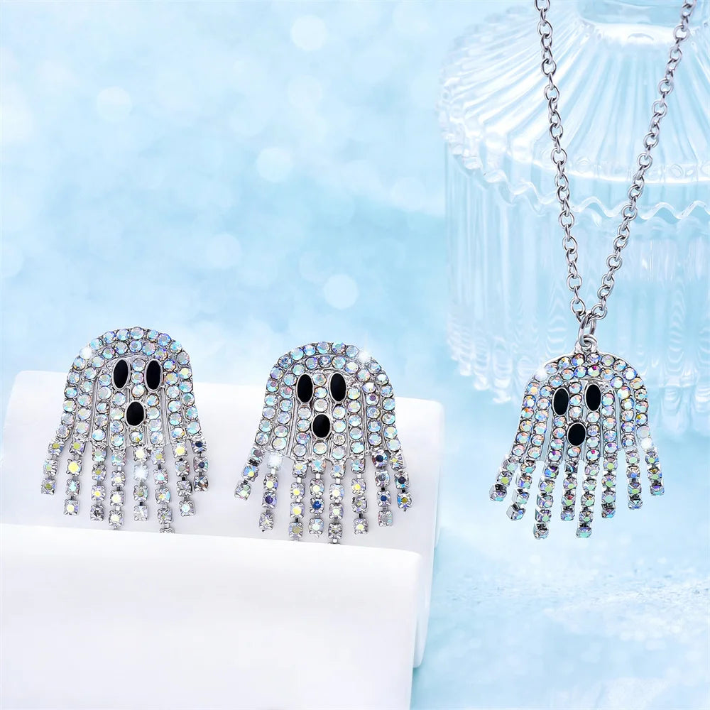 Lux Sparkle Ghost Jewelry Set