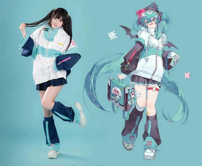 Miku Hooded Windbreaker - The Pink Controller 