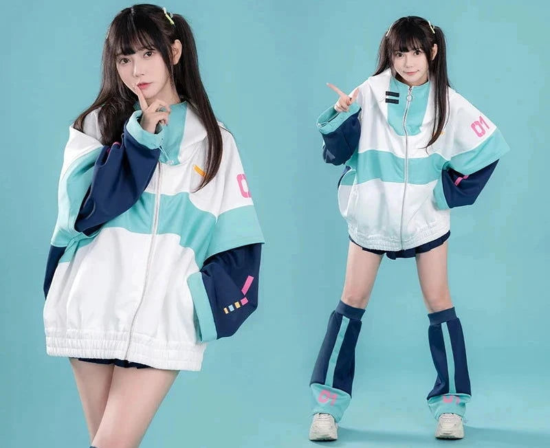 Miku Hooded Windbreaker - The Pink Controller 