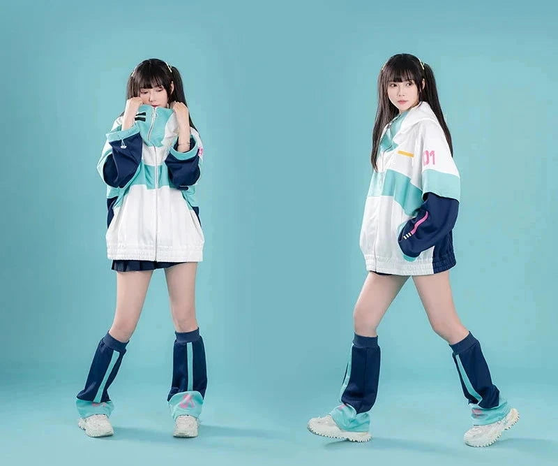 Miku Hooded Windbreaker - The Pink Controller 