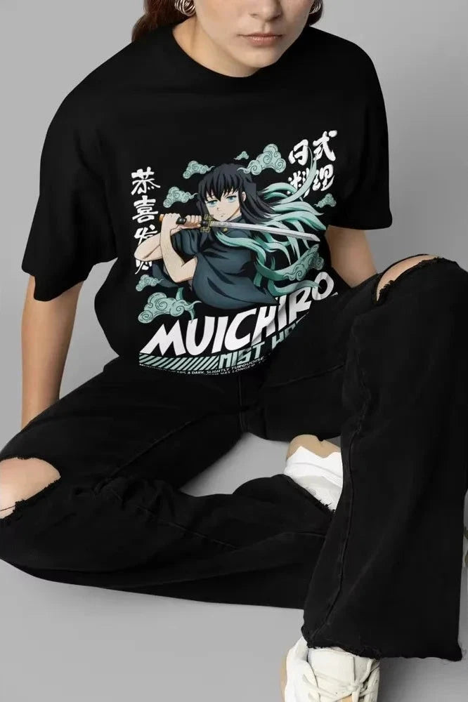 Muichiro Tokito T-Shirt - The Pink Controller 