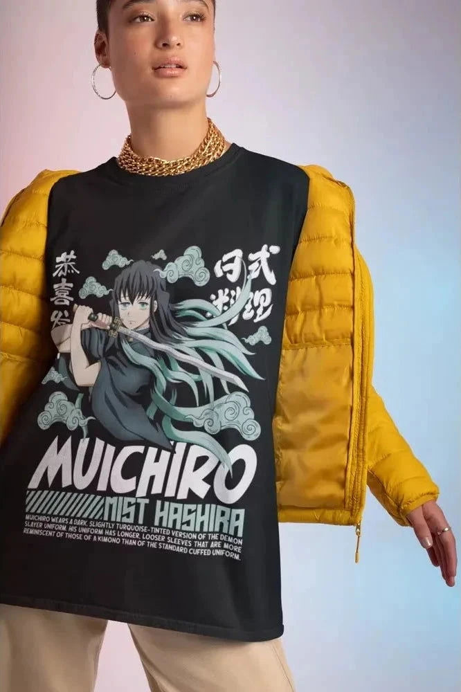 Muichiro Tokito T-Shirt - The Pink Controller 
