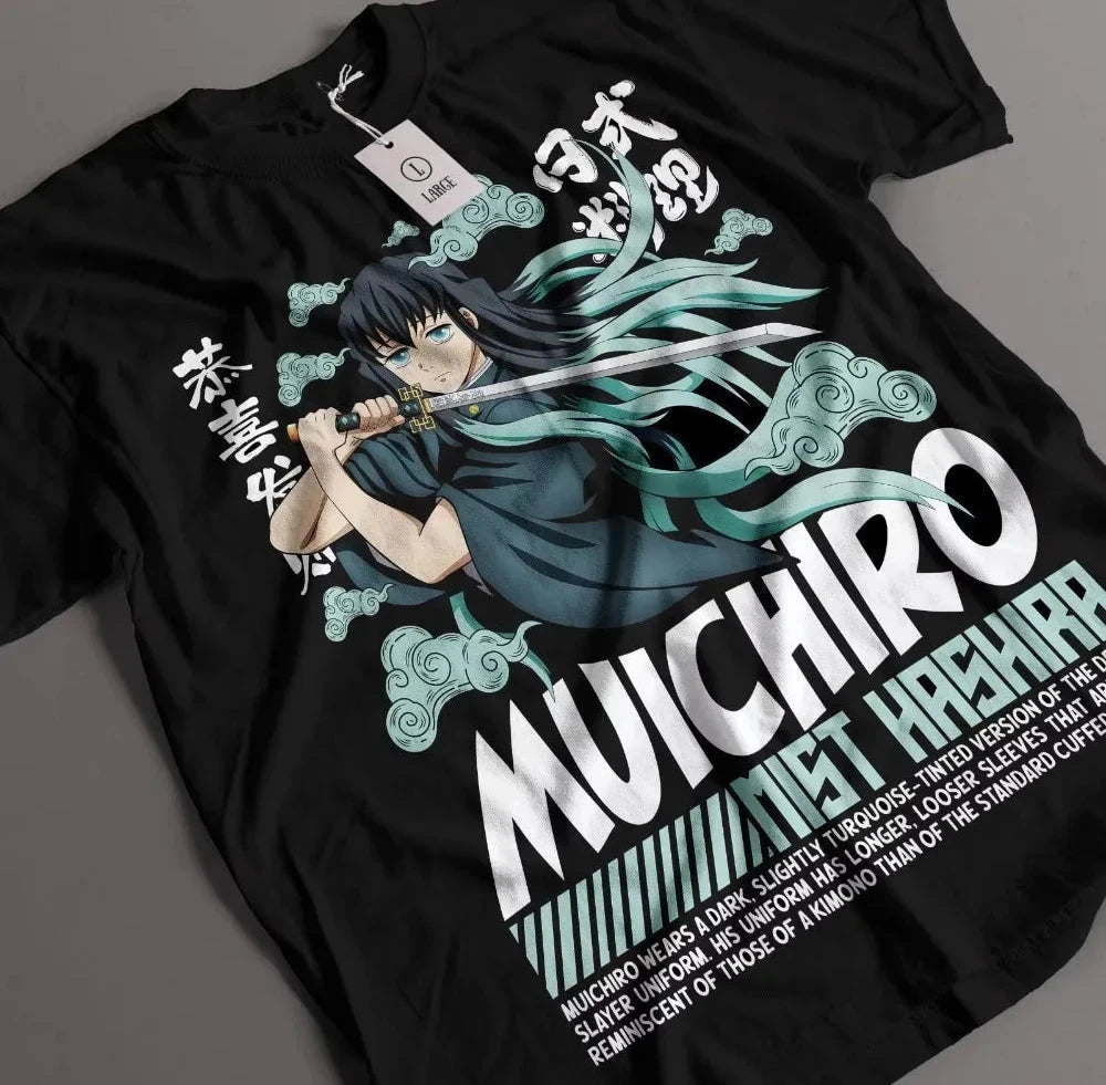 Muichiro Tokito T-Shirt - The Pink Controller 