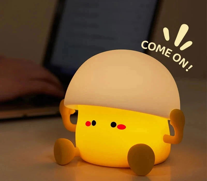 Mushroom Night Light - The Pink Controller 
