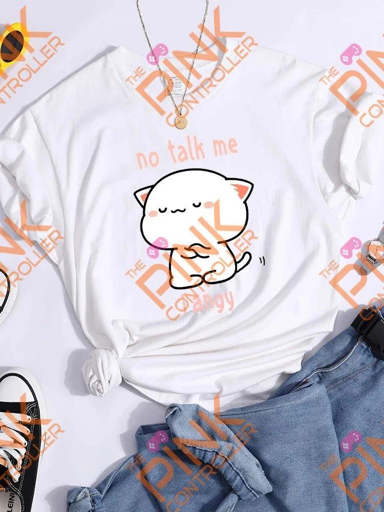 No Talk Me I Angy Tee - The Pink Controller 