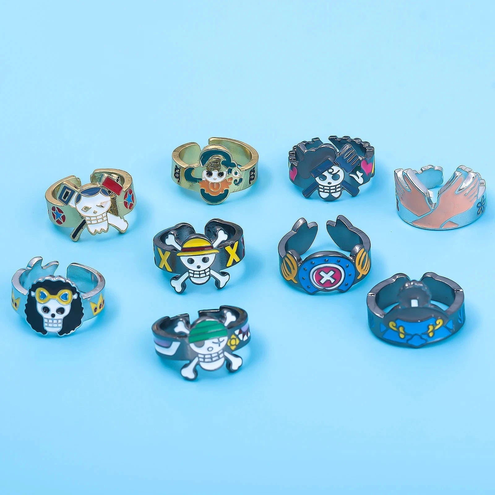 One Piece Adjustable Rings - The Pink Controller 