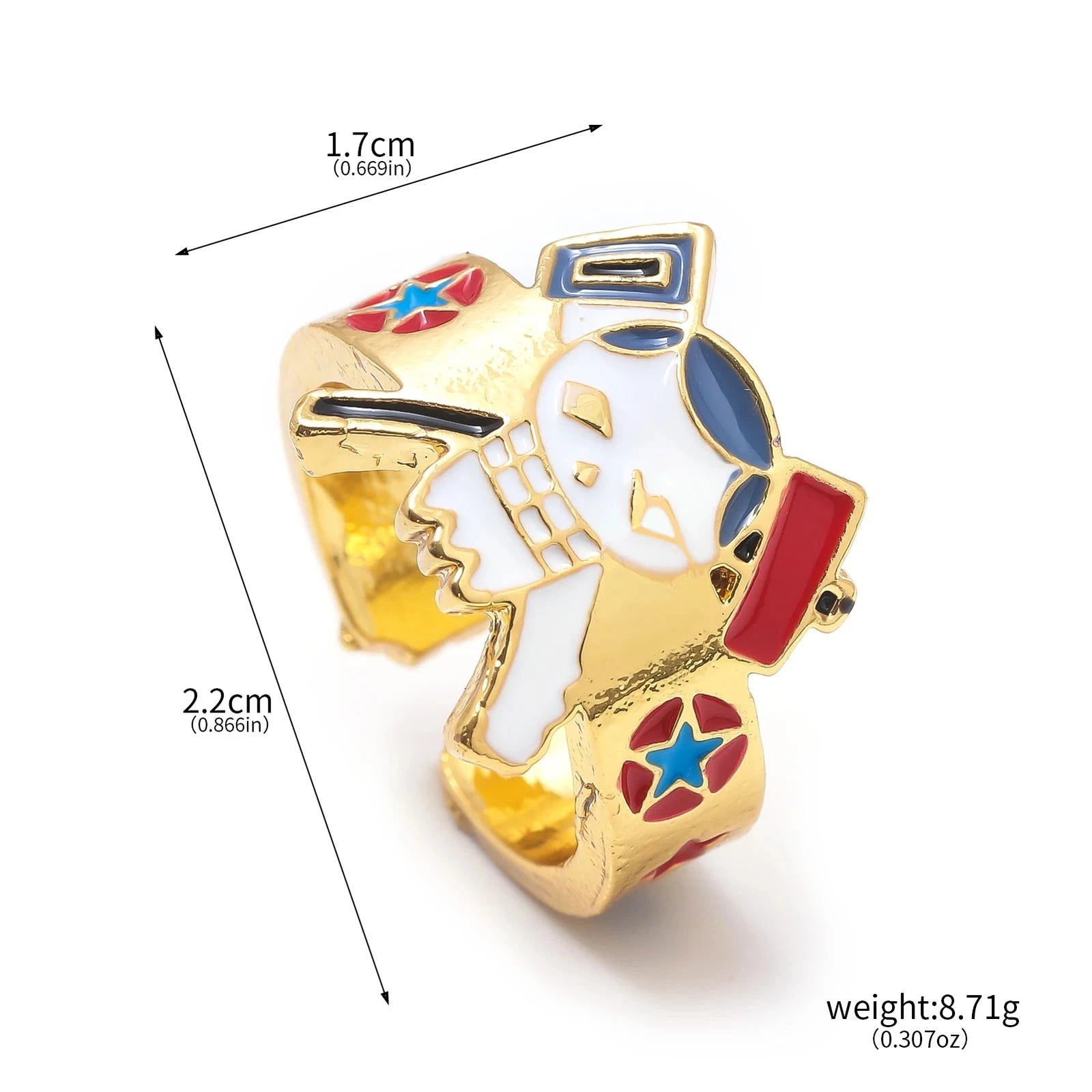 One Piece Adjustable Rings - The Pink Controller 