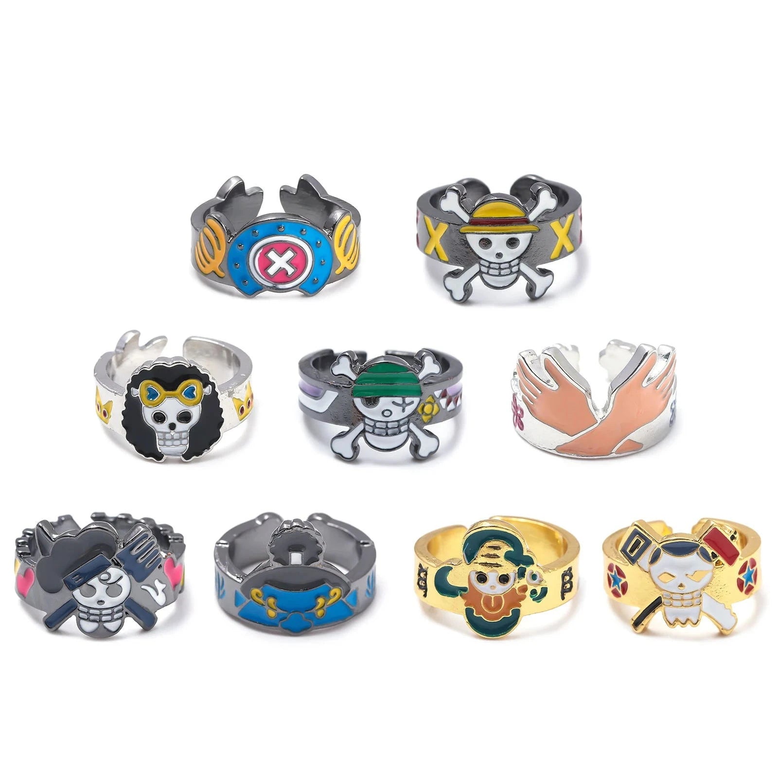 One Piece Adjustable Rings - The Pink Controller 