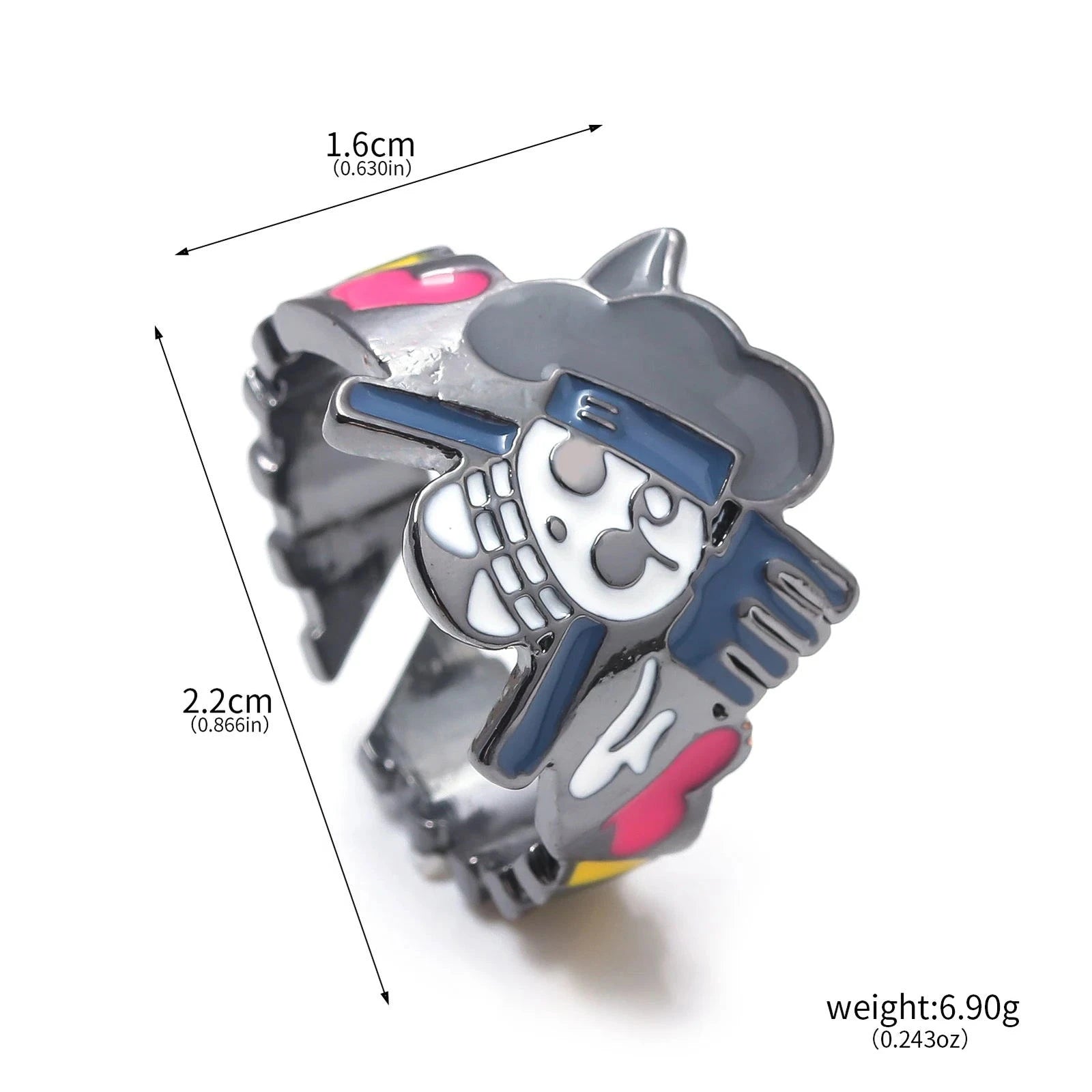 One Piece Adjustable Rings - The Pink Controller 