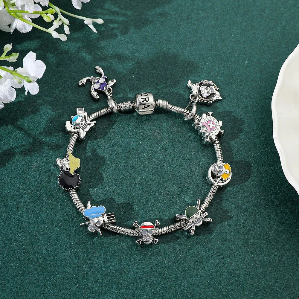 One Piece Charm Bracelet - The Pink Controller 