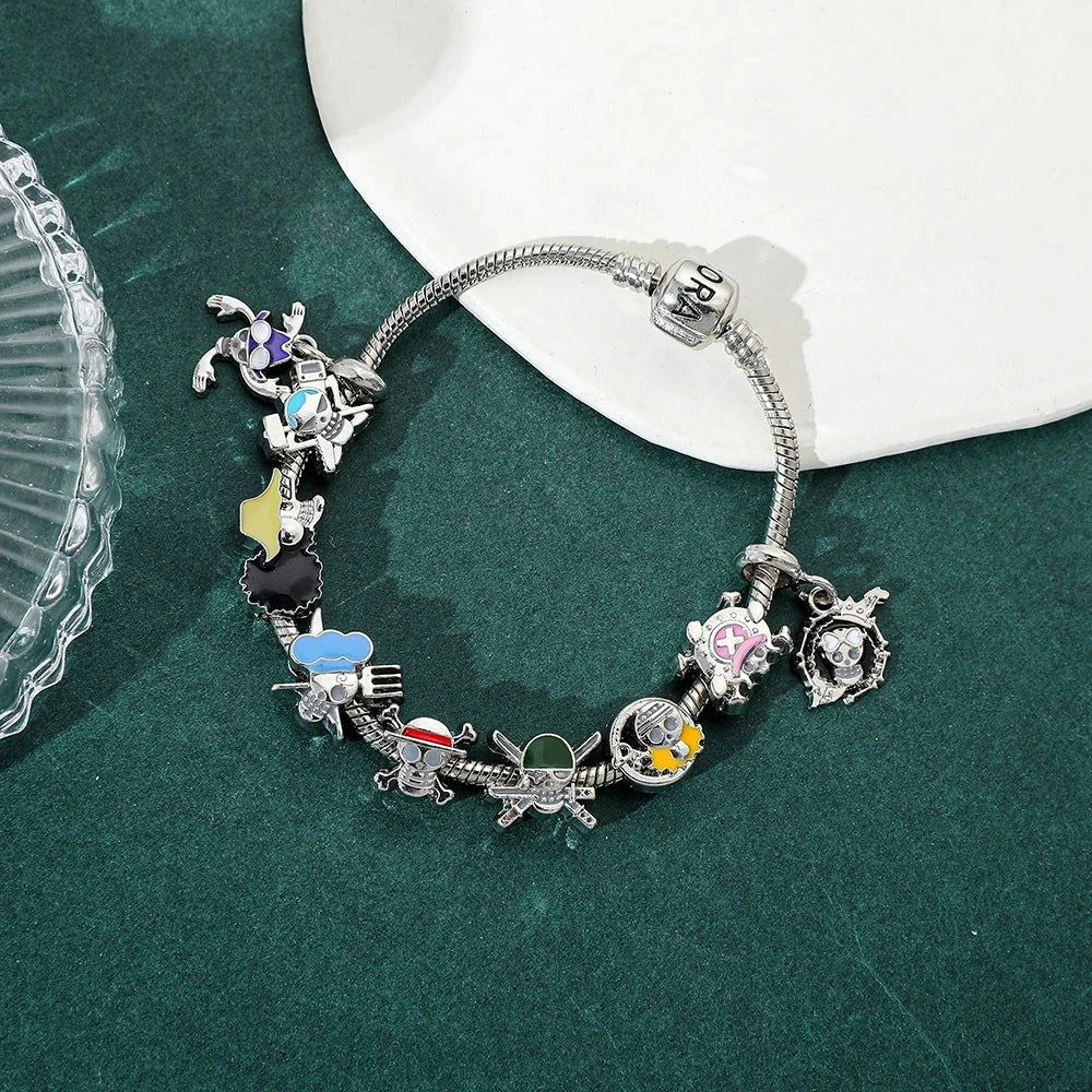 One Piece Charm Bracelet - The Pink Controller 