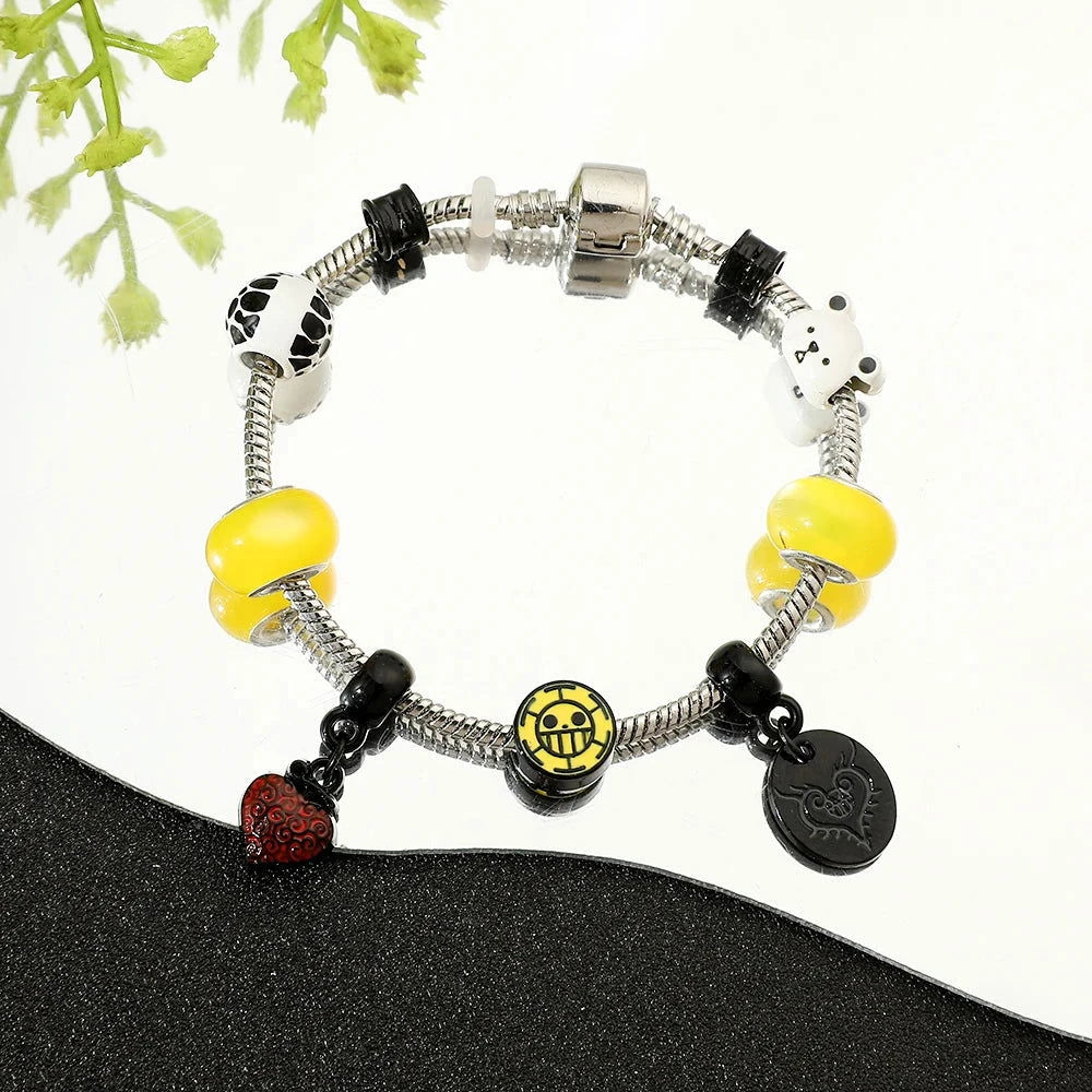 One Piece Charm Bracelet - The Pink Controller 
