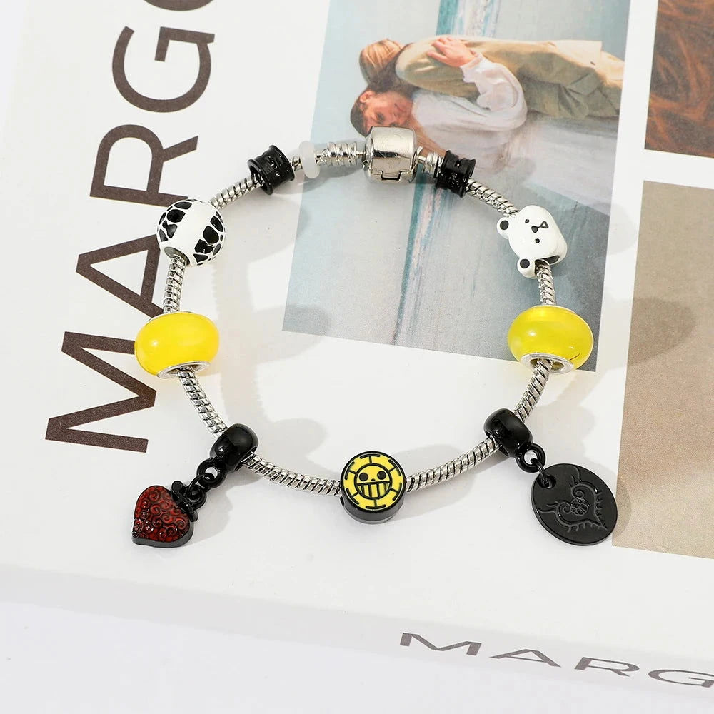 One Piece Charm Bracelet - The Pink Controller 