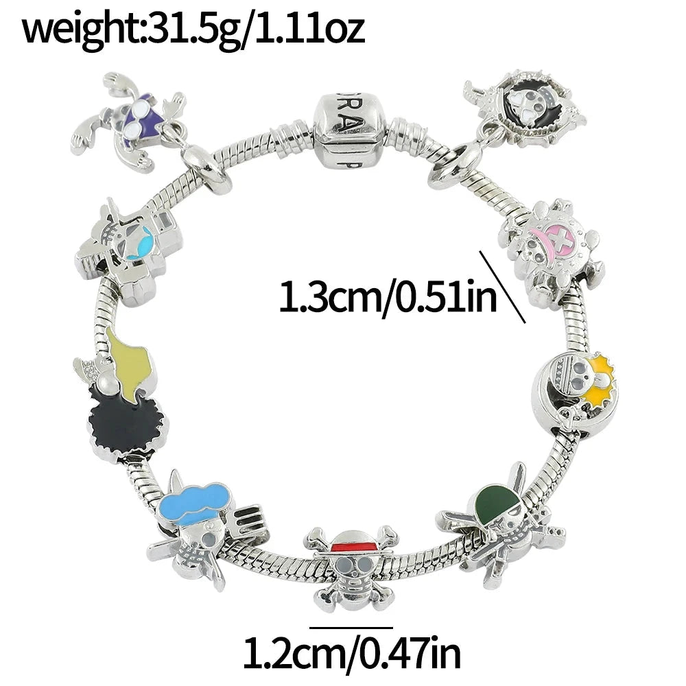 One Piece Charm Bracelet - The Pink Controller 