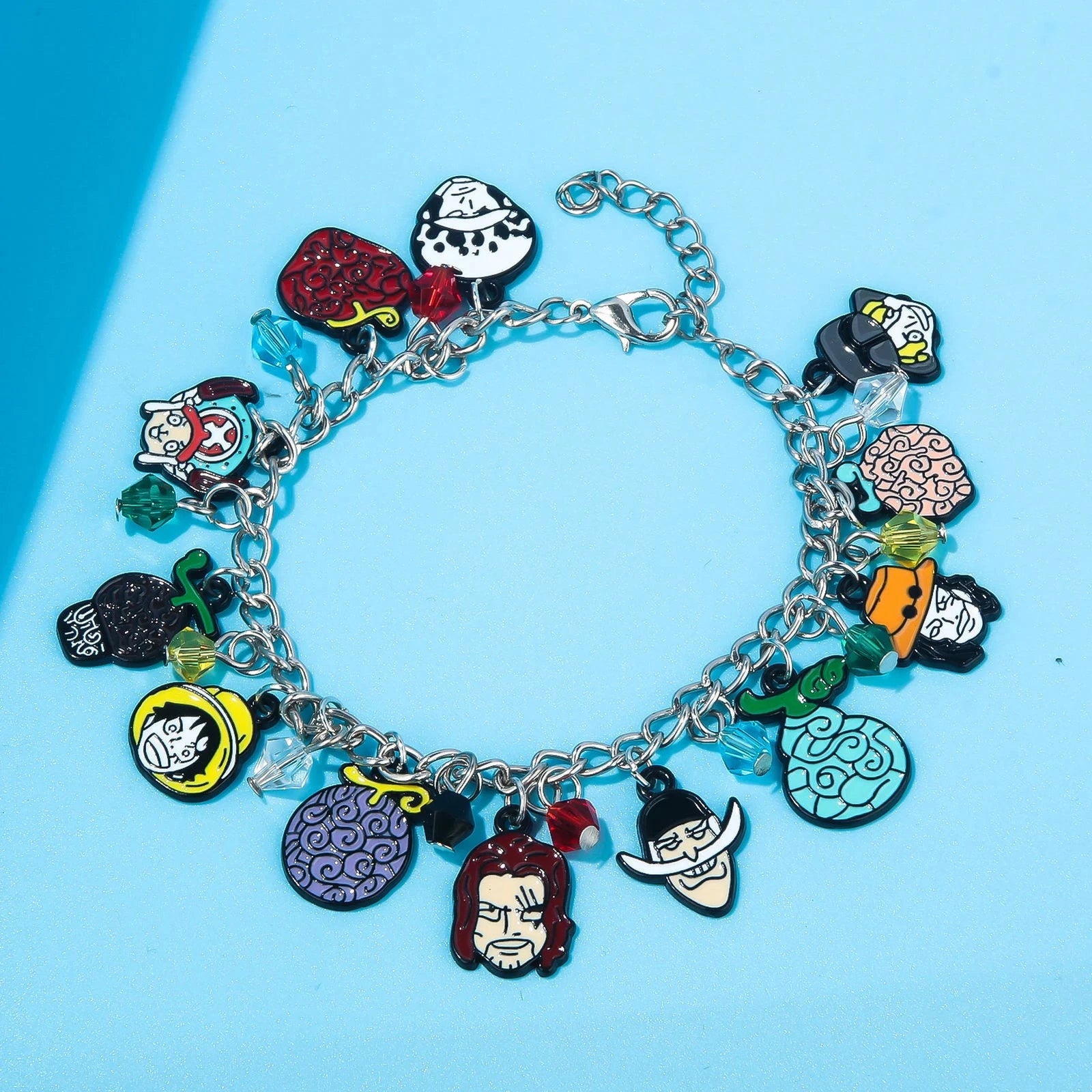 One Piece Pendant Bracelet - The Pink Controller 