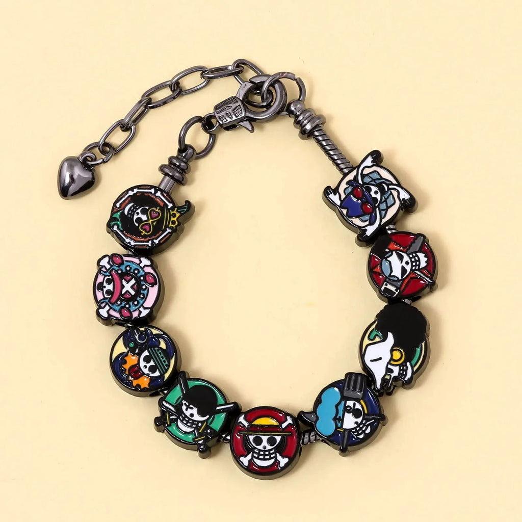 One Piece Pendant Bracelet - The Pink Controller 