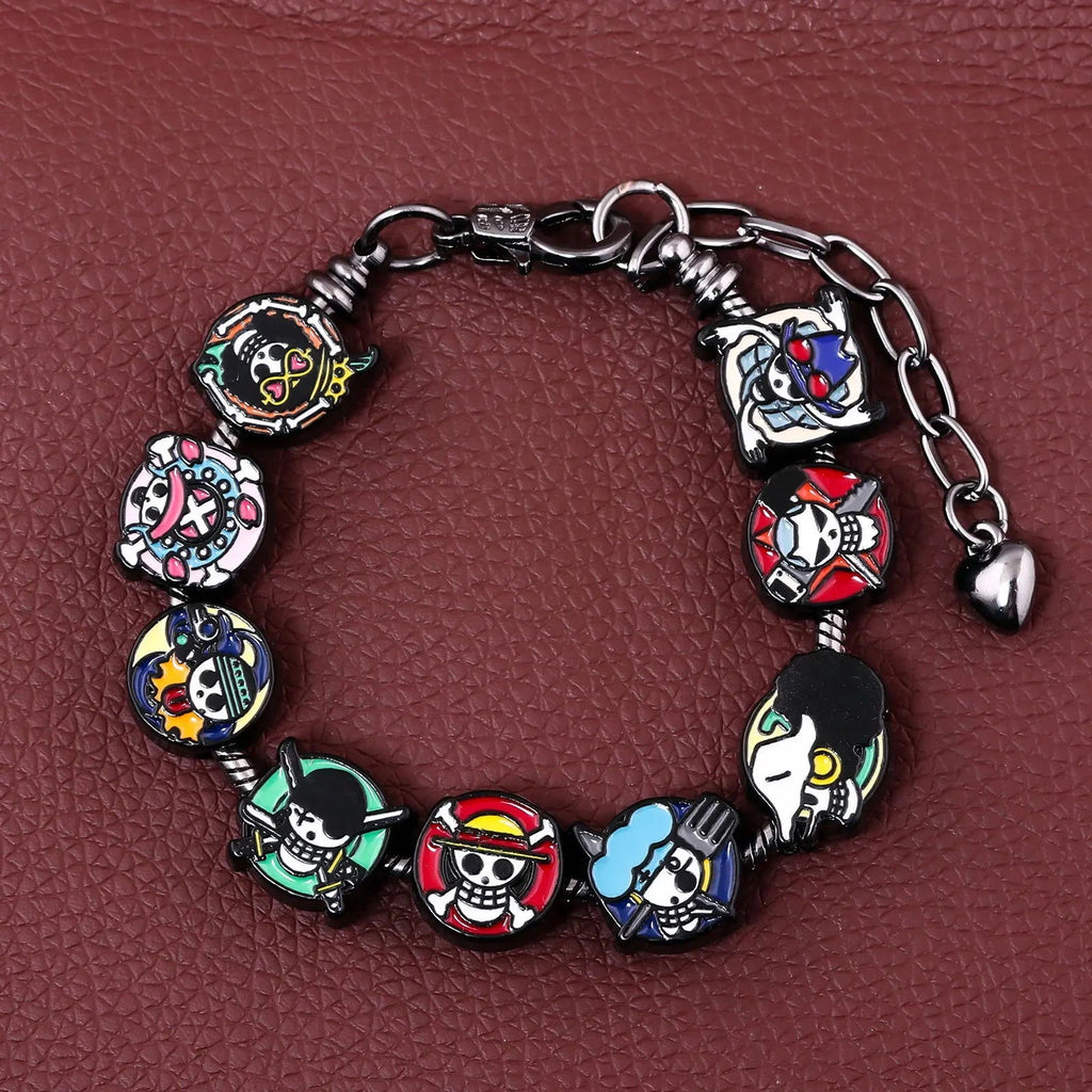 One Piece Pendant Bracelet - The Pink Controller 
