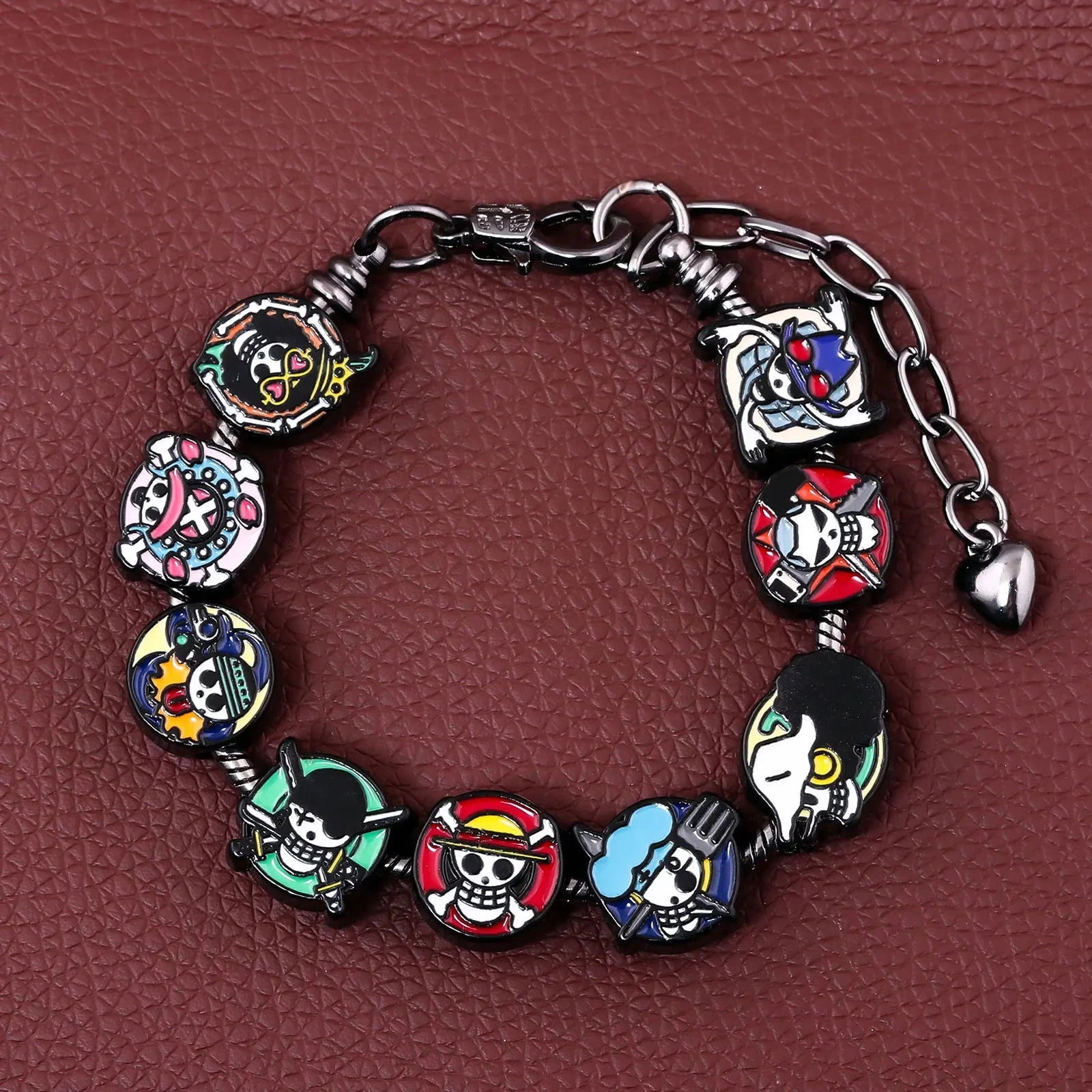 One Piece Pendant Bracelet - The Pink Controller 
