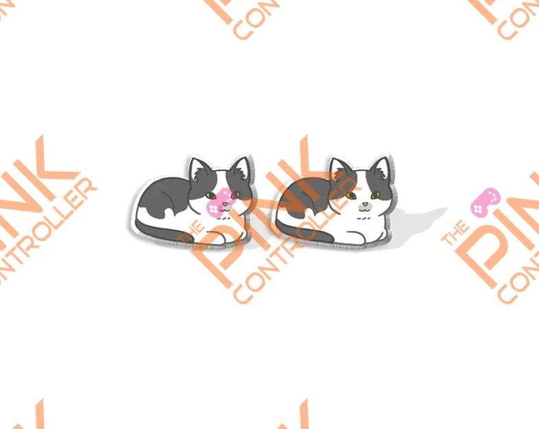 Ragdoll Kitty Acrylic Stud Earrings - The Pink Controller 