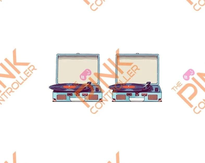Retro-Recorder Stud Earrings - The Pink Controller 