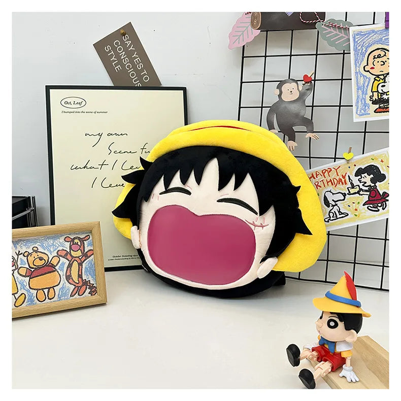 Luffy Plush Big Mouth Backpack
