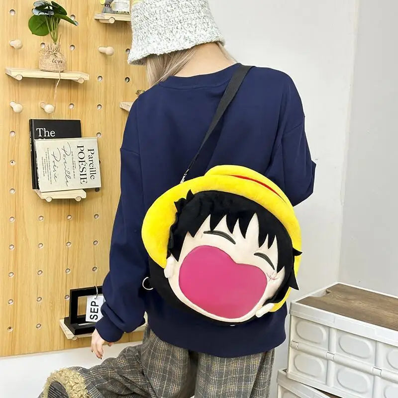 Luffy Plush Big Mouth Backpack