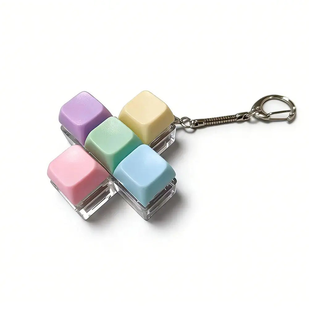 Keyboard Fidget Clicker Keychain