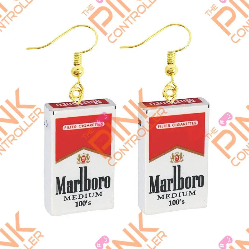 Spring Quirk Drop Earrings - Cigarettes