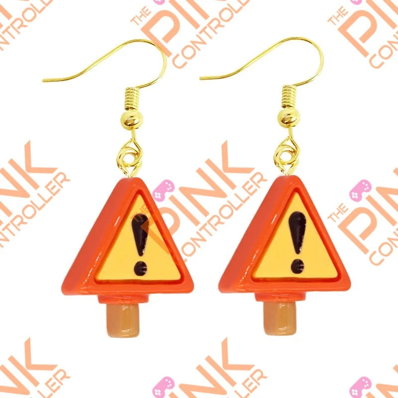 Spring Quirk Drop Earrings - Error Signs