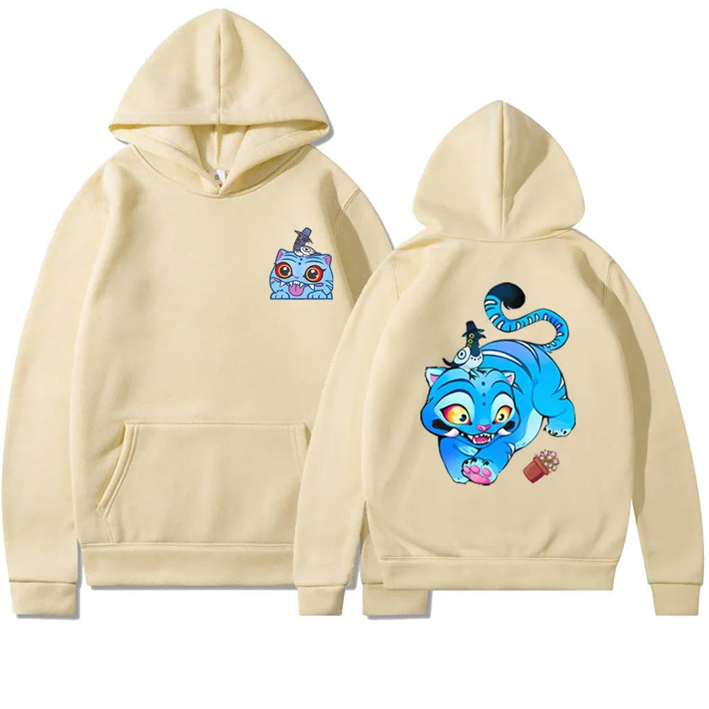 Derpy Blue Tiger Hoodie