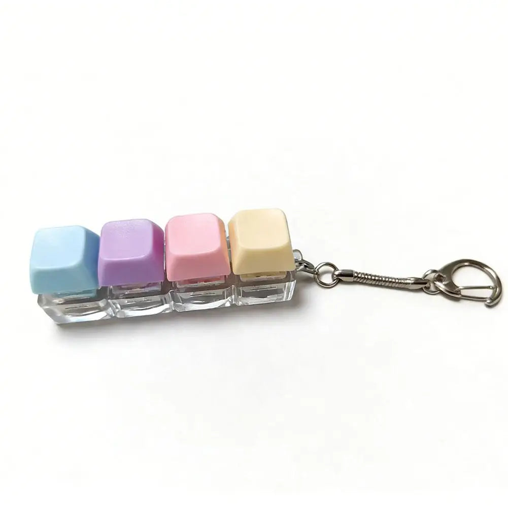 Keyboard Fidget Clicker Keychain
