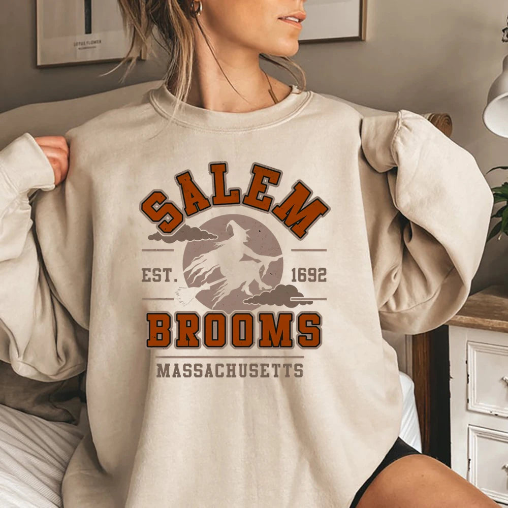 Salem Broom Co Sweatshirt-The Pink Controller