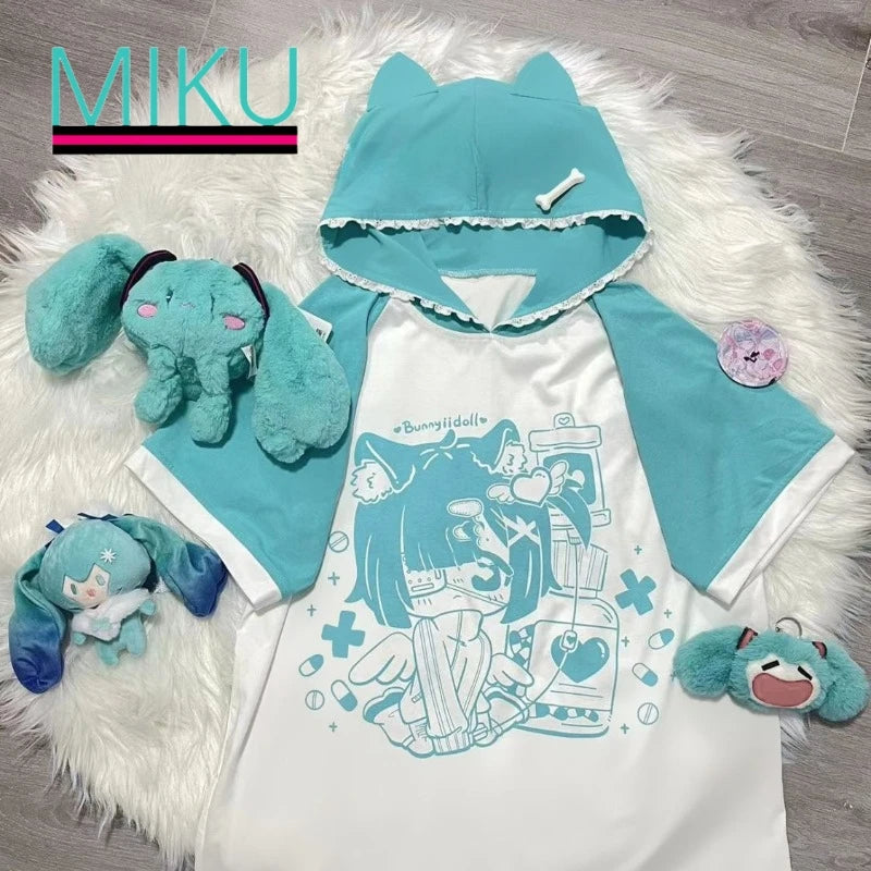 Hatsune Miku Short-sleeved T-shirt