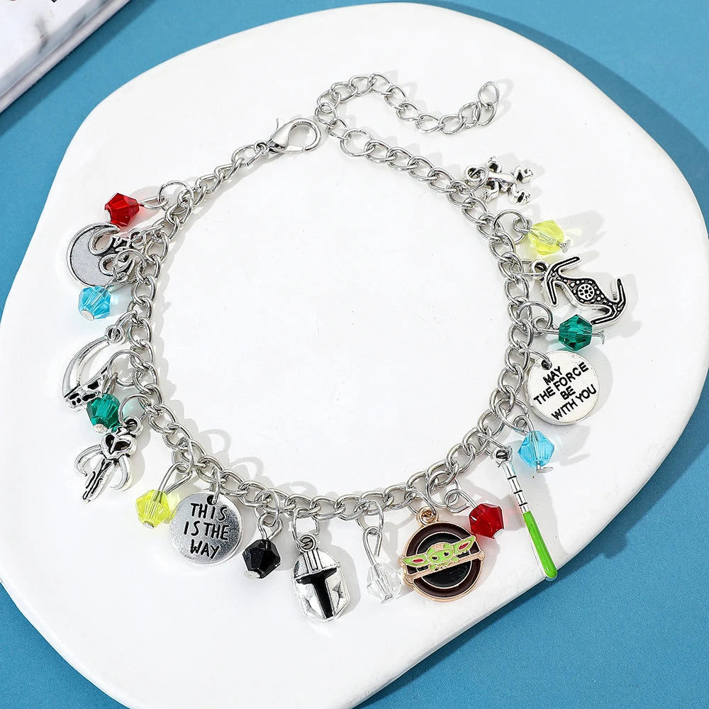 Mandalorian Charm Bracelet - S224c7e26d4fe4008be5dc3fd0c37a437U