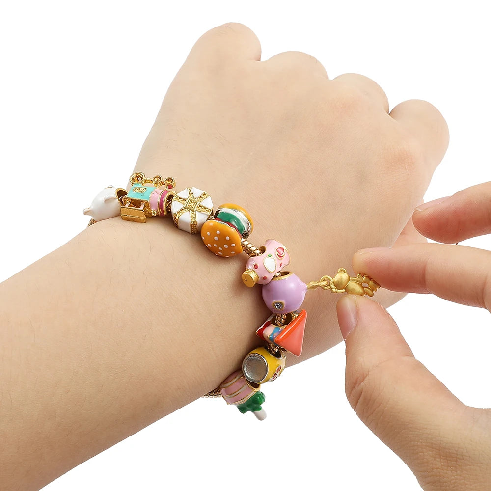 Fast Food Charm Bracelet