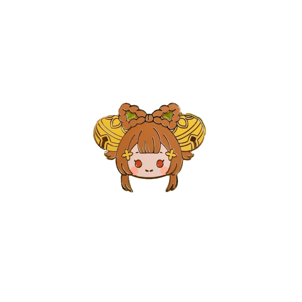 Genshin Impact Baizhu & Yaoyao Enamel Pin