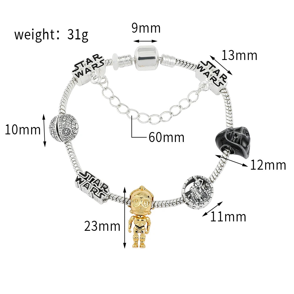 Droid Charm Bracelet S2988b668092e4231a9f21eb37789a14ax
