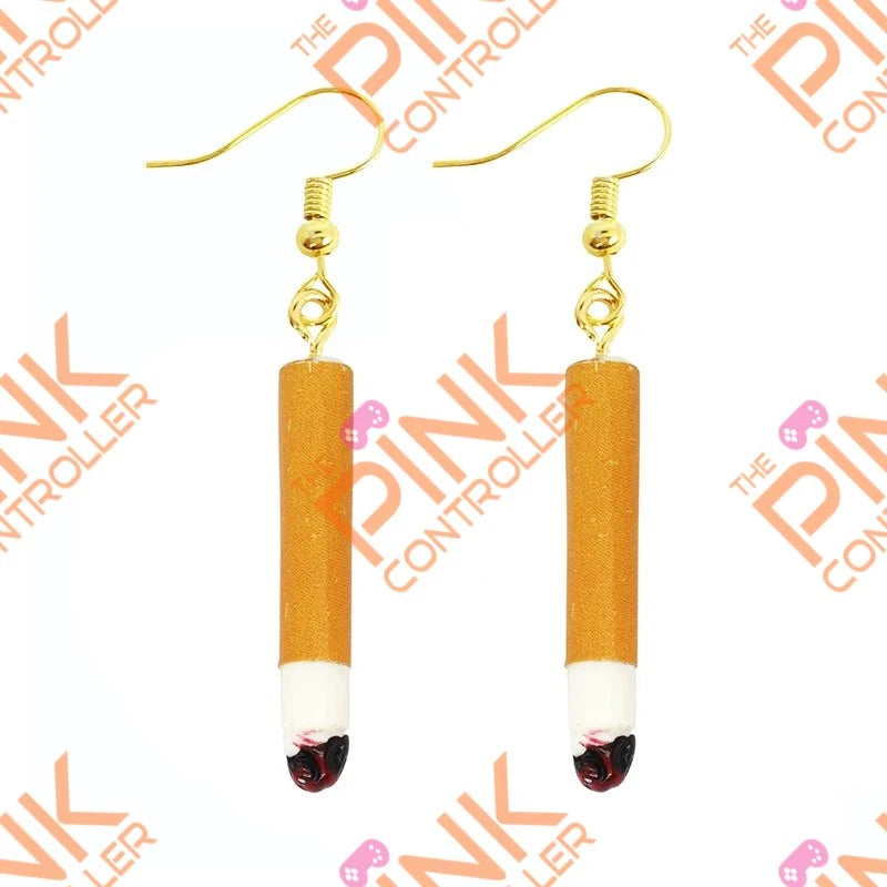 Spring Quirk Drop Earrings - Cigarettes