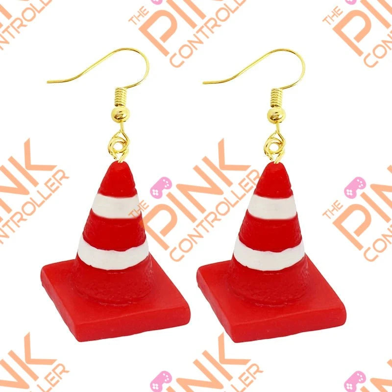 Spring Quirk Drop Earrings - Cones