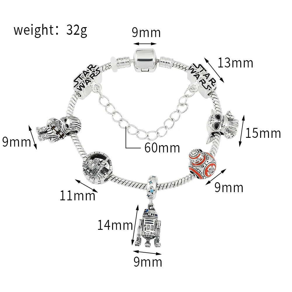 Droid Charm Bracelet S3462cd9ca9bb4a4386ea0677e42f985ep