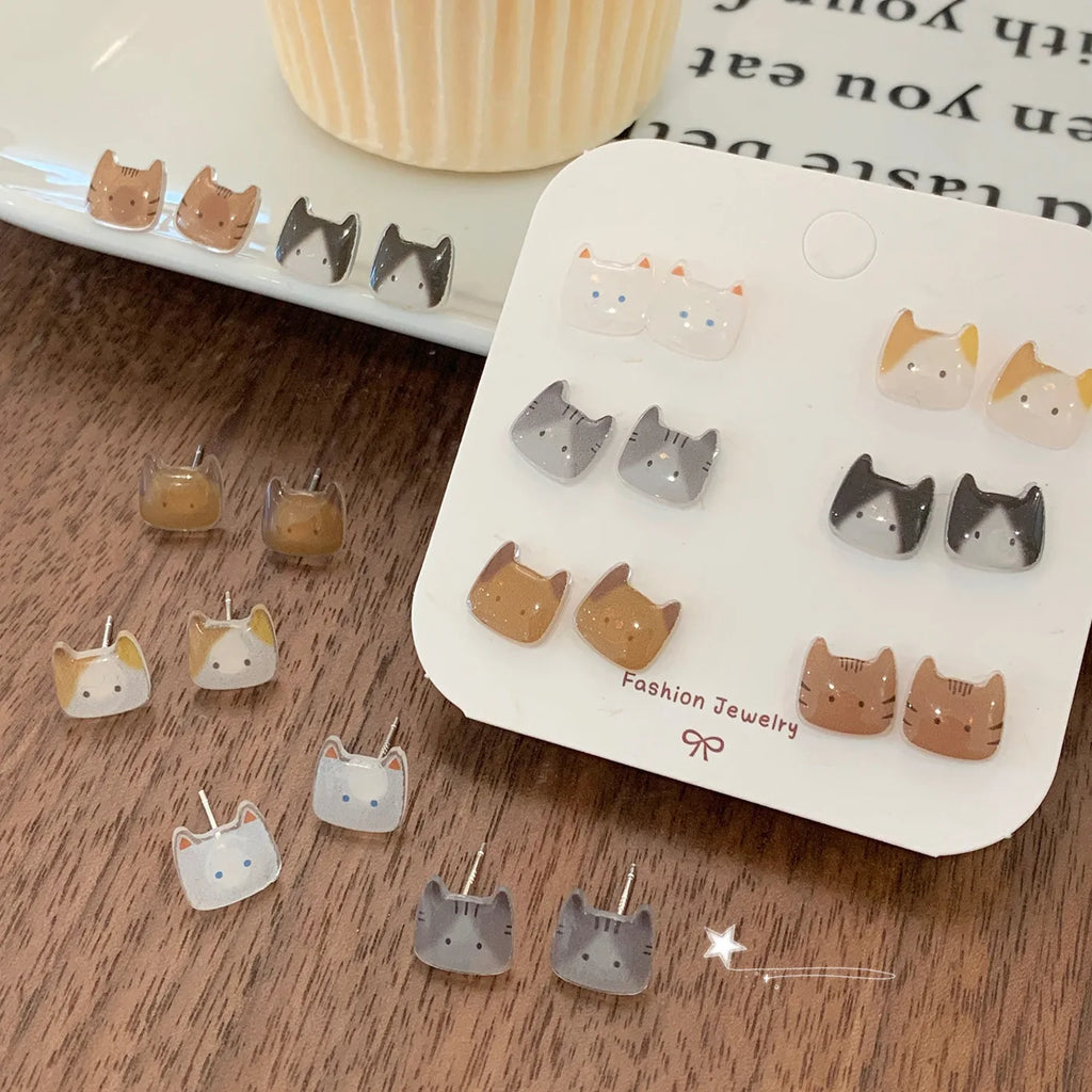 Cute Cat Stud Earrings S3613f06168c047a1b99bdac9f409535c7