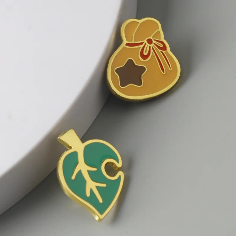 Animal Crossing Inspired Branch/Leaf Pin S3a400af218804fef9fcfea073cab031ab