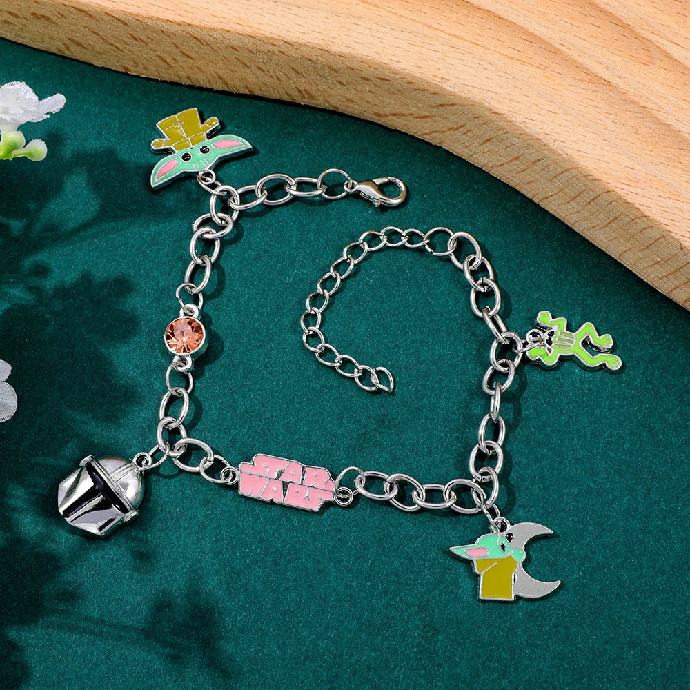 Grogu Charm Bracelet - The Mandalorian-inspired S45a608b8a77842319e9fb08fe47c0fcbn