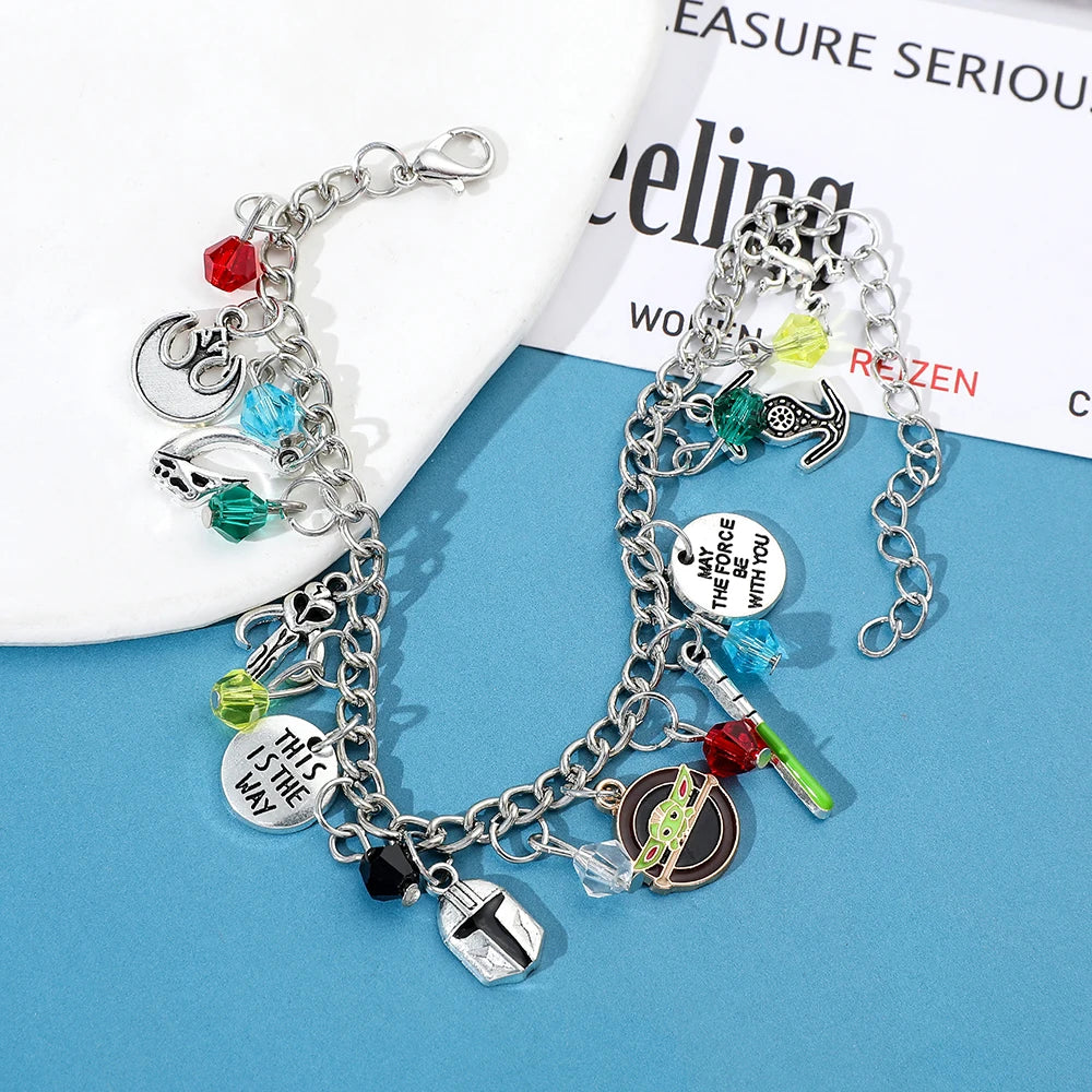 Mandalorian Charm Bracelet - S48d3f9e633dc4d0eba98607ae325f0149