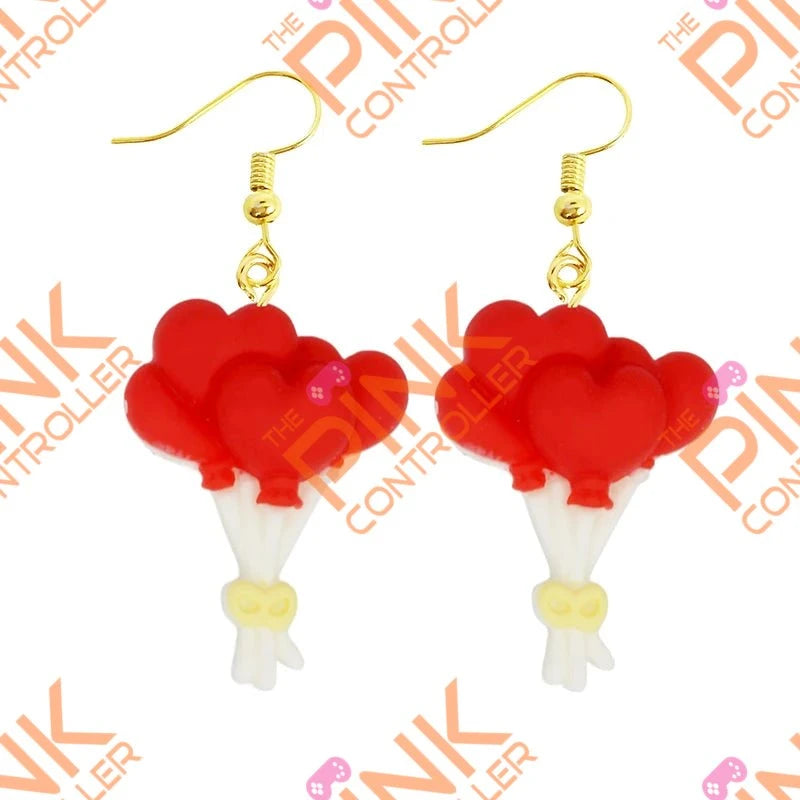 Spring Quirk Drop Earrings - Balloons