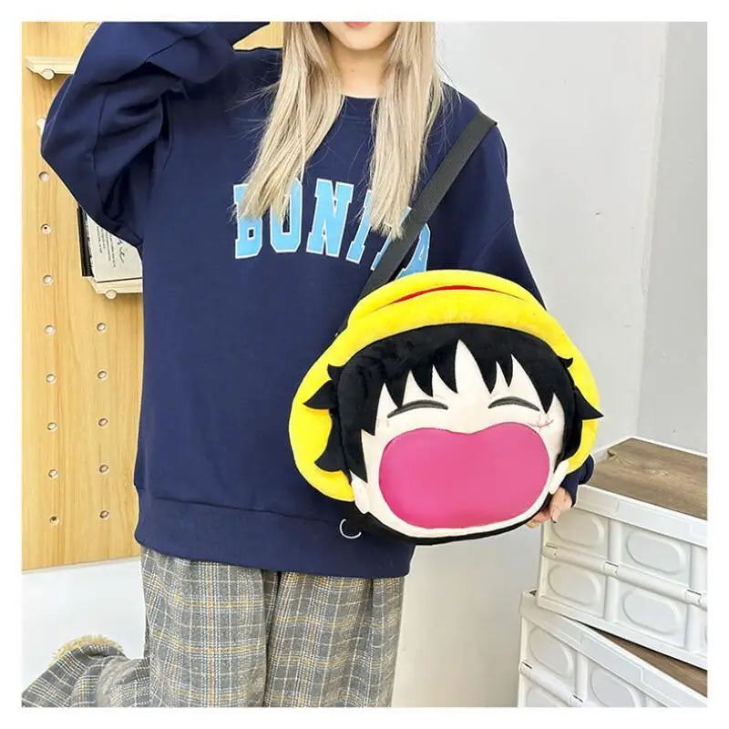 Luffy Plush Big Mouth Backpack