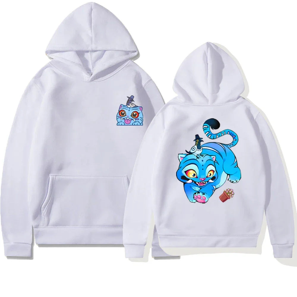 Derpy Blue Tiger Hoodie