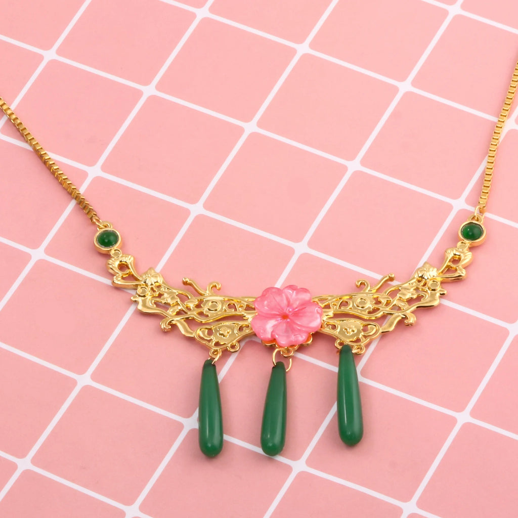 The Apothecary Diaries Maomao Cosplay Necklace/Earrings S608f9a5445b84b2a9c9f75b2ff3e3ec5a